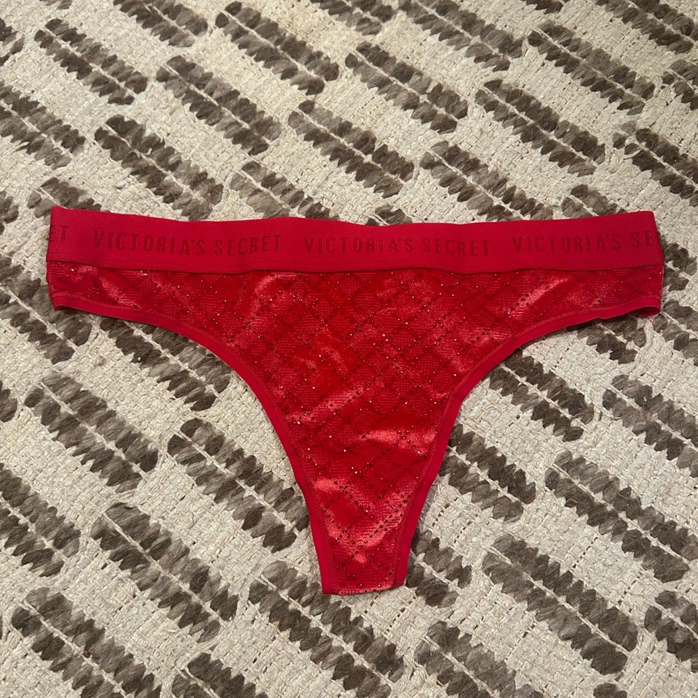 Victoria's Secret Bold Red Thong